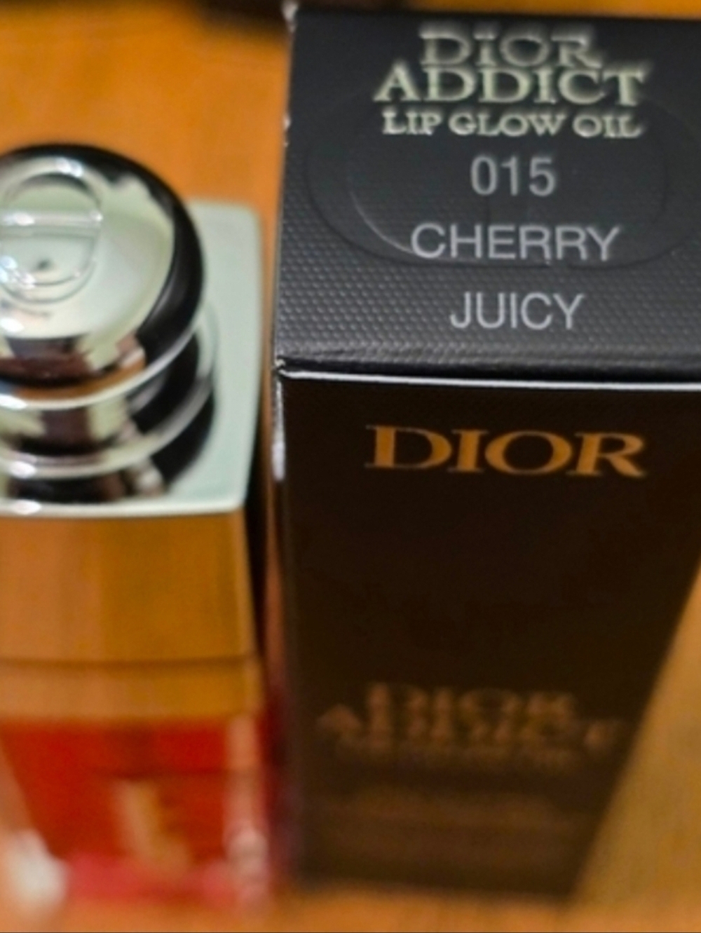 Dior Addict Lip Glow Oil 015 CHERRY JUICY FINISH. BNIB - Picture 5 of 5